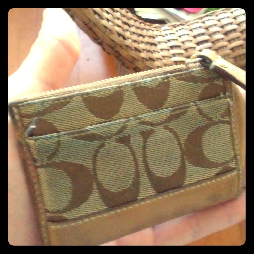 Coach change purse